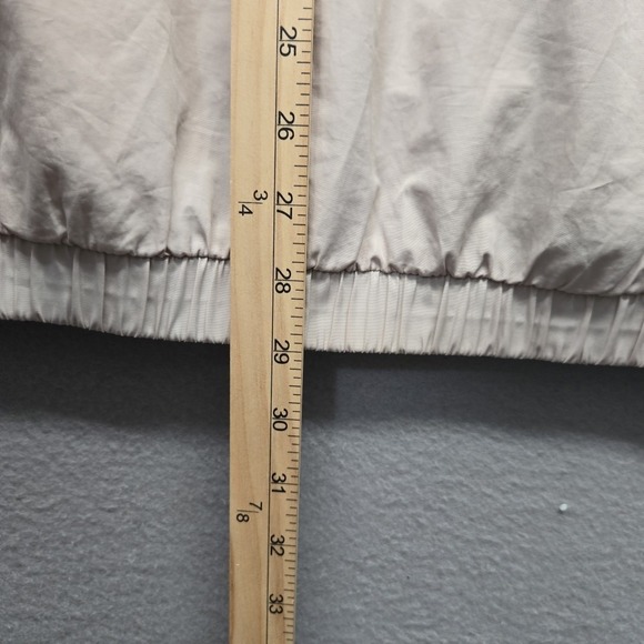 Footjoy Dryjoys Men's Golf Jacket Large 1/2  Zip Waterproof  Short Sleeve Tan - Picture 9 of 10